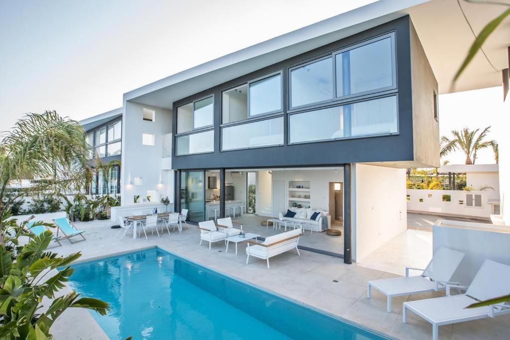פאראלימני The White H Villa, Protaras, Fresh And Peaceful מראה חיצוני תמונה